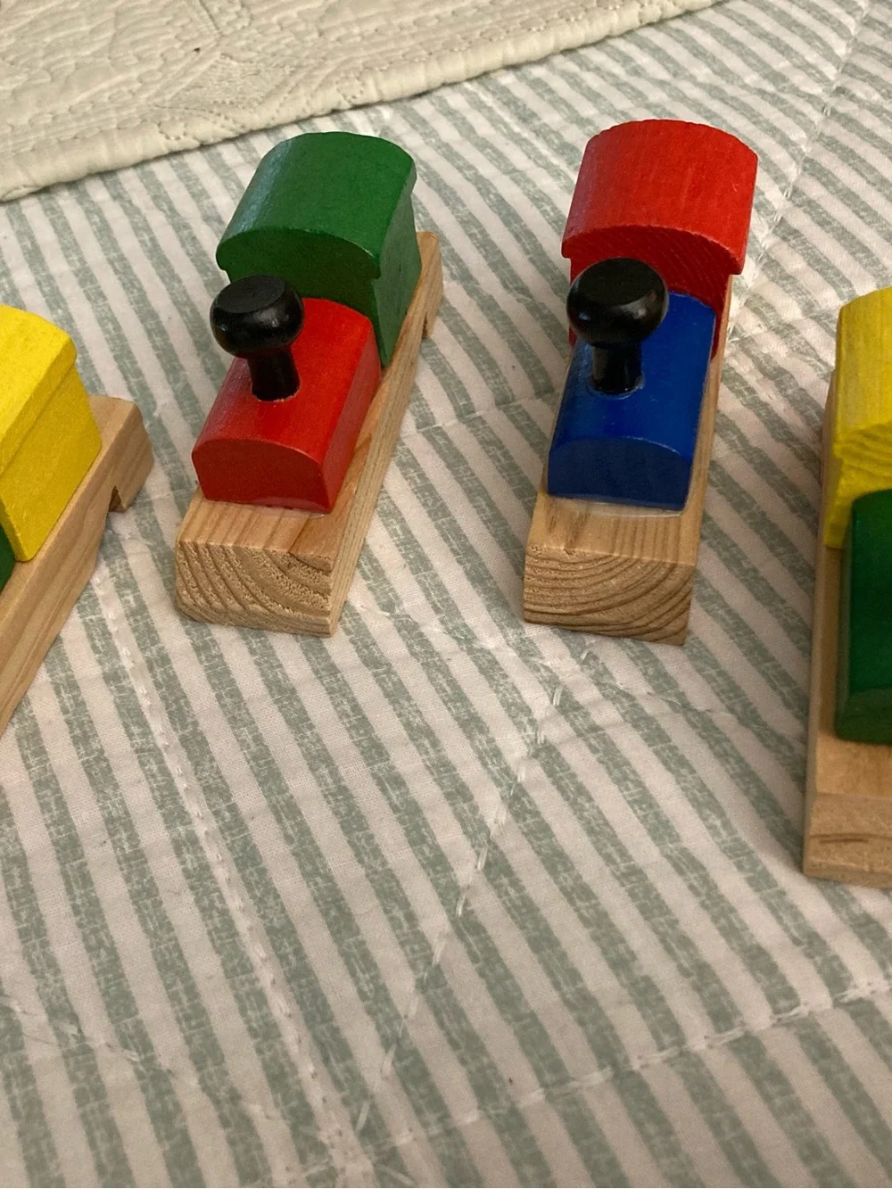 4-New Oriental Trading Wooden Train Whistles